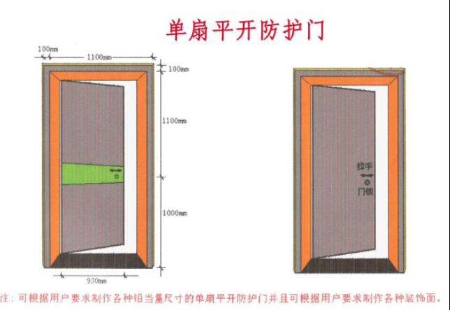 淮北2mmpb防护铅门